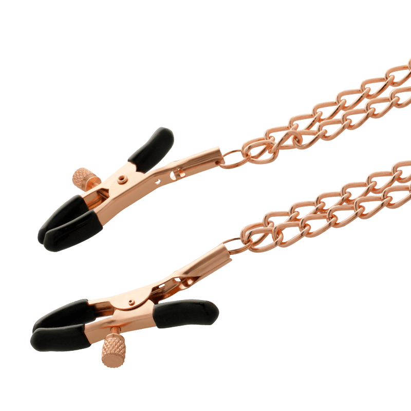 COQUETTE CHIC DESIRE – PINCES METELONS FANTAISIE EN MÉTAL AVEC CHAÎNE