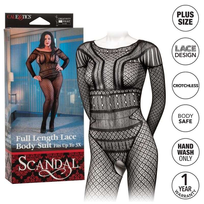 CALEXOTICS – BODY EN DENTELLE GRANDE TAILLE