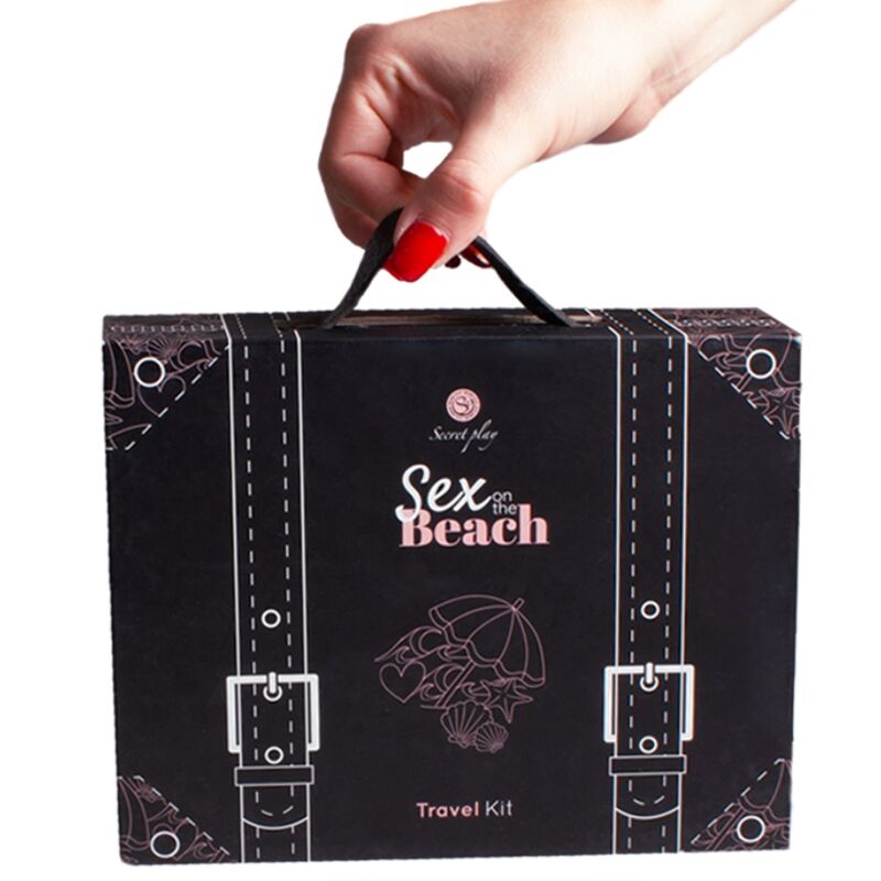 SECRETPLAY – KIT DE VOYAGE SEXE SUR LA PLAGE (ES/EN/DE/FR/NL/PT)