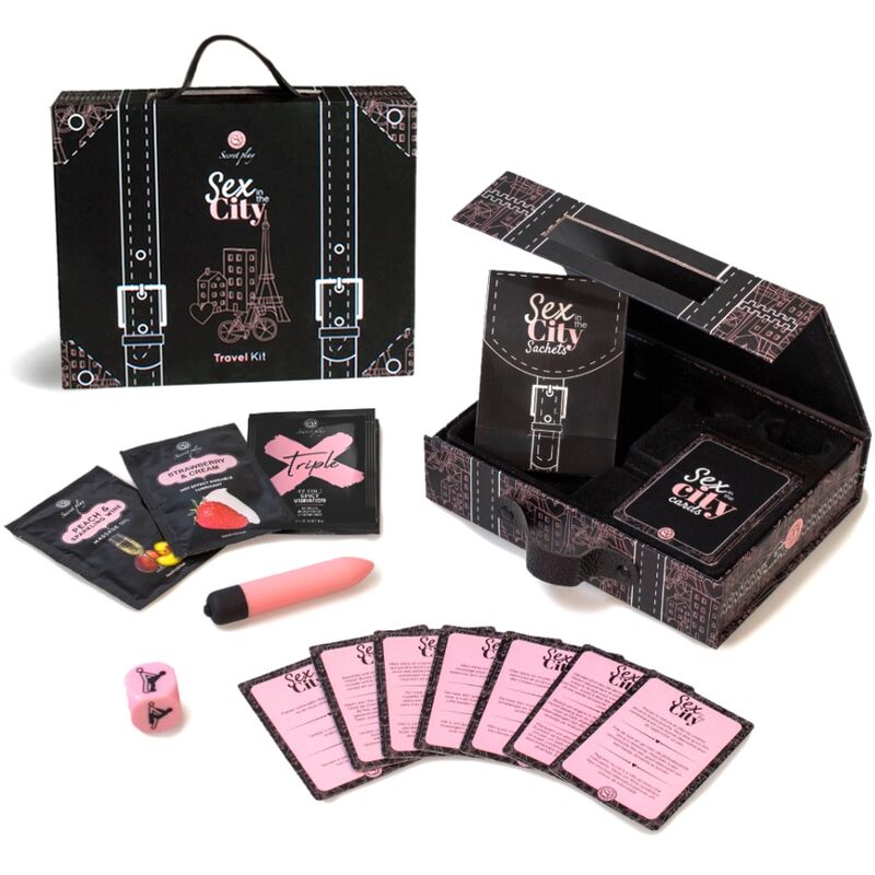 SECRETPLAY – KIT DE VOYAGE SEXE DANS LA VILLE (ES/EN/DE/FR/NL/PT)