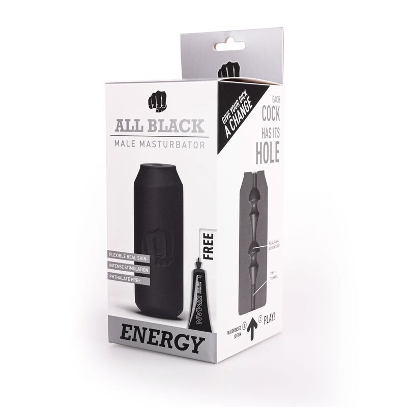 ALL BLACK – MASTURBATEUR ÉNERGIE