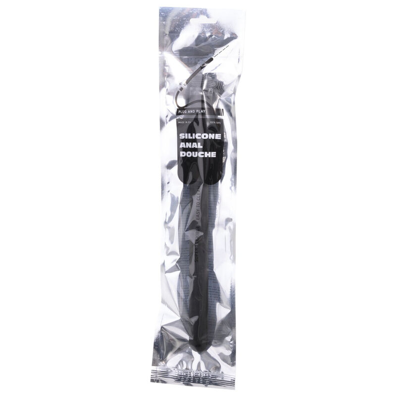 ALL BLACK – DOUCHE ANAL RIDÉE EN SILICONE 27 CM