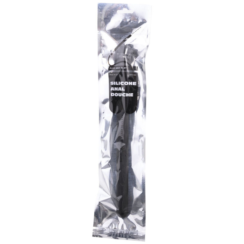 ALL BLACK – DOUCHE ANAL EN PERLES SILICONE 27 CM