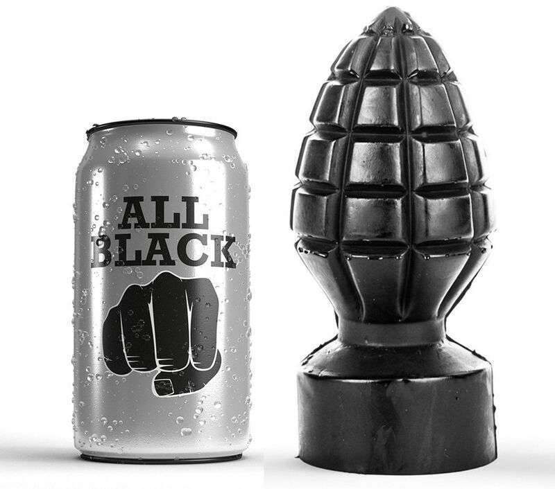 ALL BLACK – PLUG ANAL 14 CM