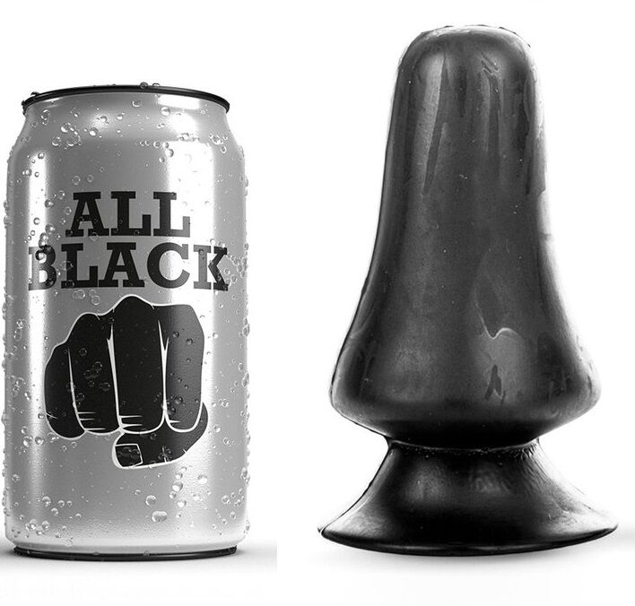 ALL BLACK – PLUG ANAL 12 CM