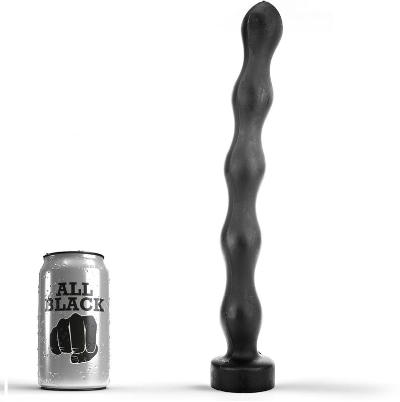 ALL BLACK – PLUG ANAL BALLE 32 CM