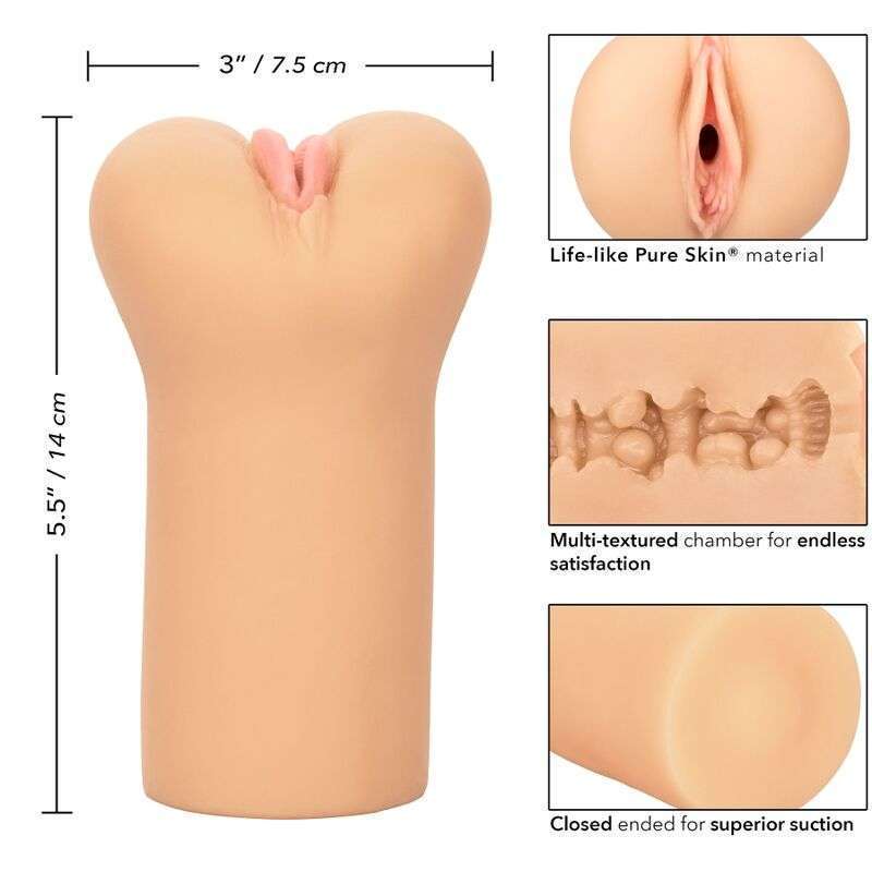 CALEXOTICS – BOUNDLESS VULVA STROKER – PEAU CLAIRE