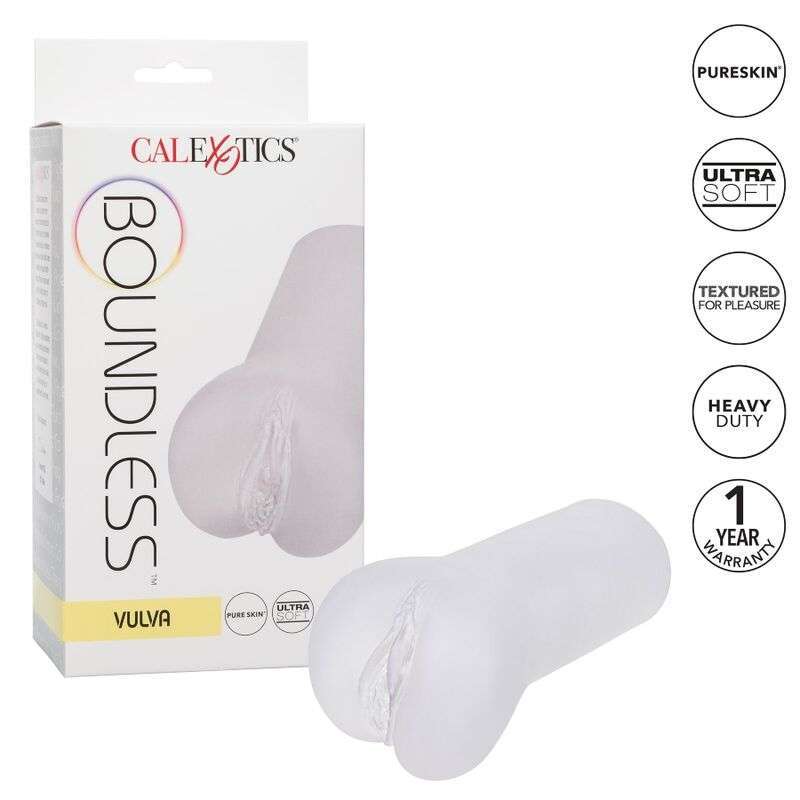 CALEXOTICS – BOUNDLESS VULVA STROKER – TRANSPARENT
