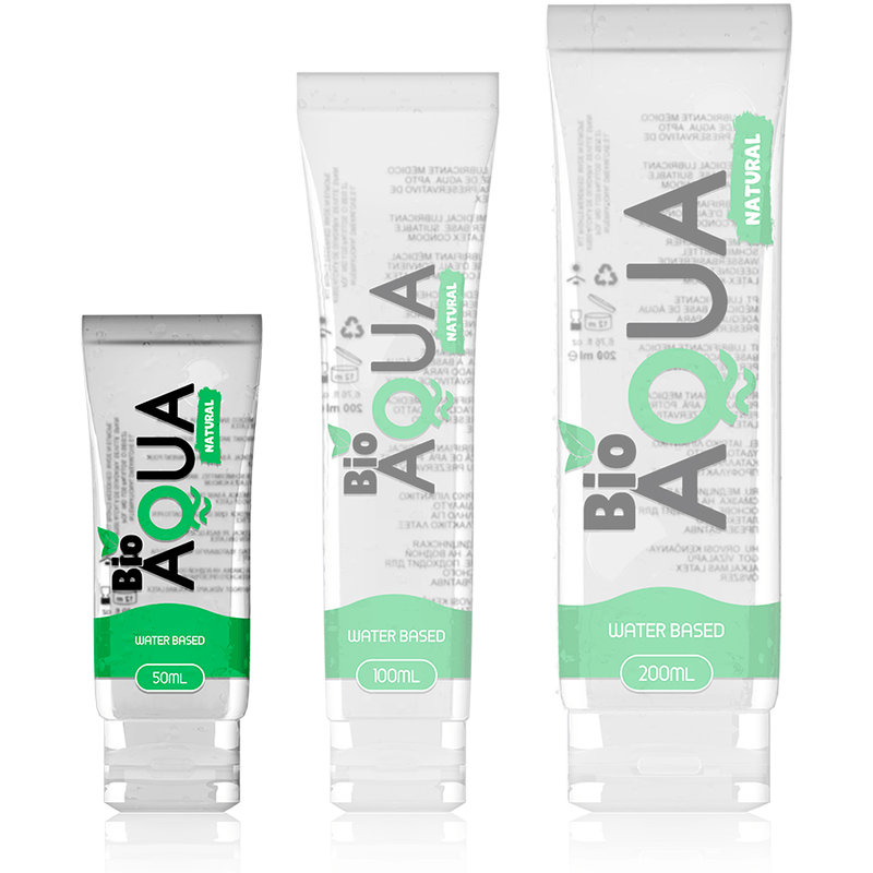 BIOAQUA – LUBRIFIANT INGRÉDIENTS NATURELS À BASE DEAU 50 ML
