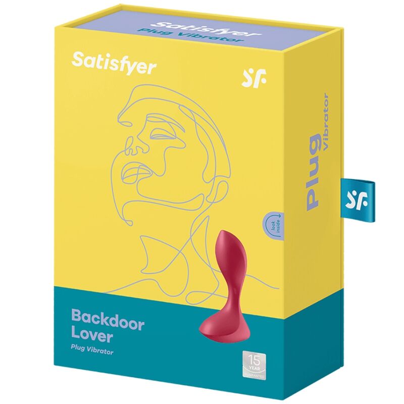 SATISFYER – BOUCHON VIBRANT BACKDOOR LOVER ROUGE