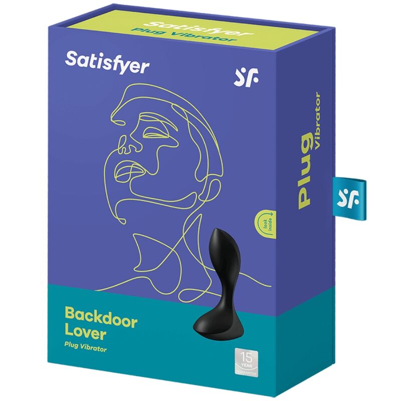 SATISFYER – BOUCHON VIBRANT BACKDOOR LOVER NOIR