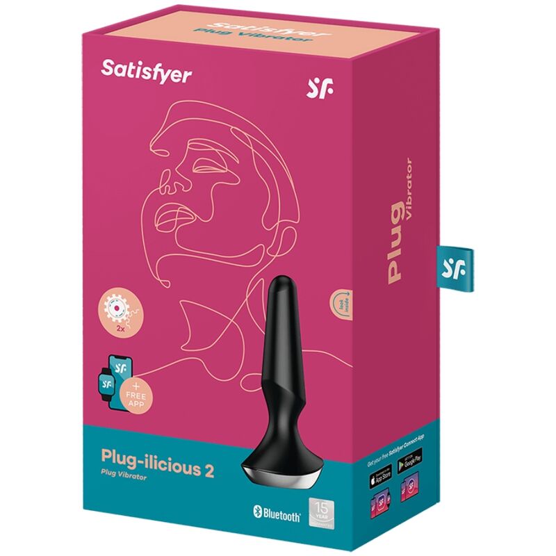 SATISFYER – VIBRATEUR PLUG ILICIOUS 2 PLUG NOIR