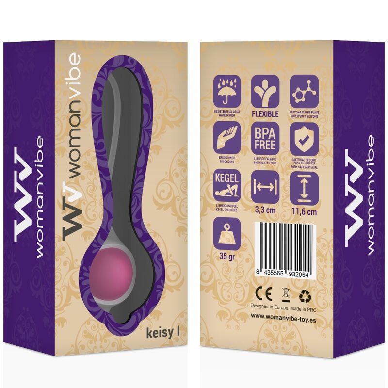 WOMANVIBE – KEISY I BALL GEISHA SILICONE – ROSE