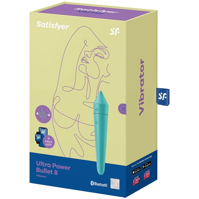 SATISFYER – ULTRA POWER BULLET 8 TURQUOISE