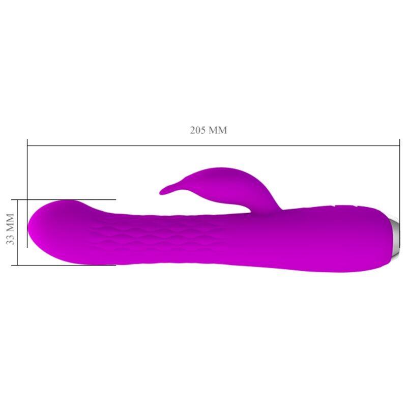 PRETTY LOVE – VIBRATEUR MOLLY AVEC ROTATION RECHARGEABLE