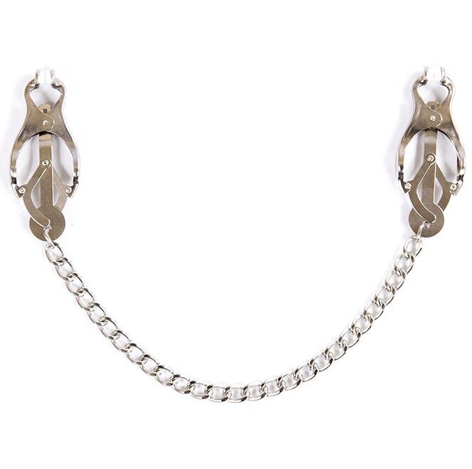 OHMAMA FETISH – PINCES MÉTALLIQUES AVEC CHAÎNE