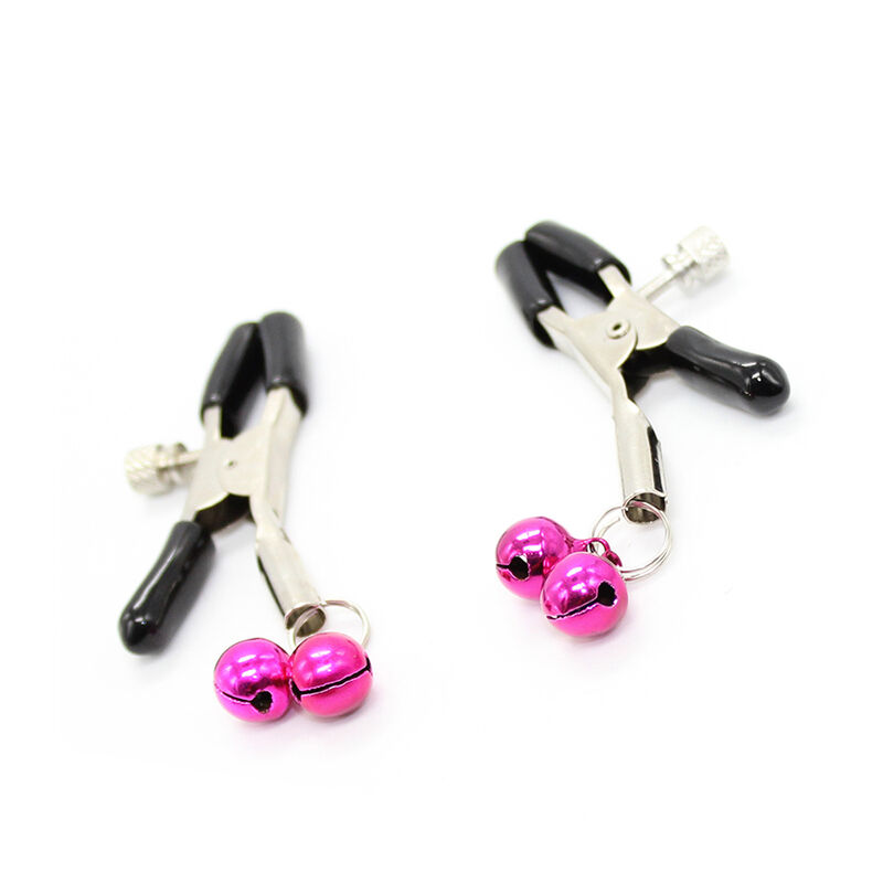 OHMAMA FETISH – PINCES  TÉTONS AVEC CLOCHE ROSE