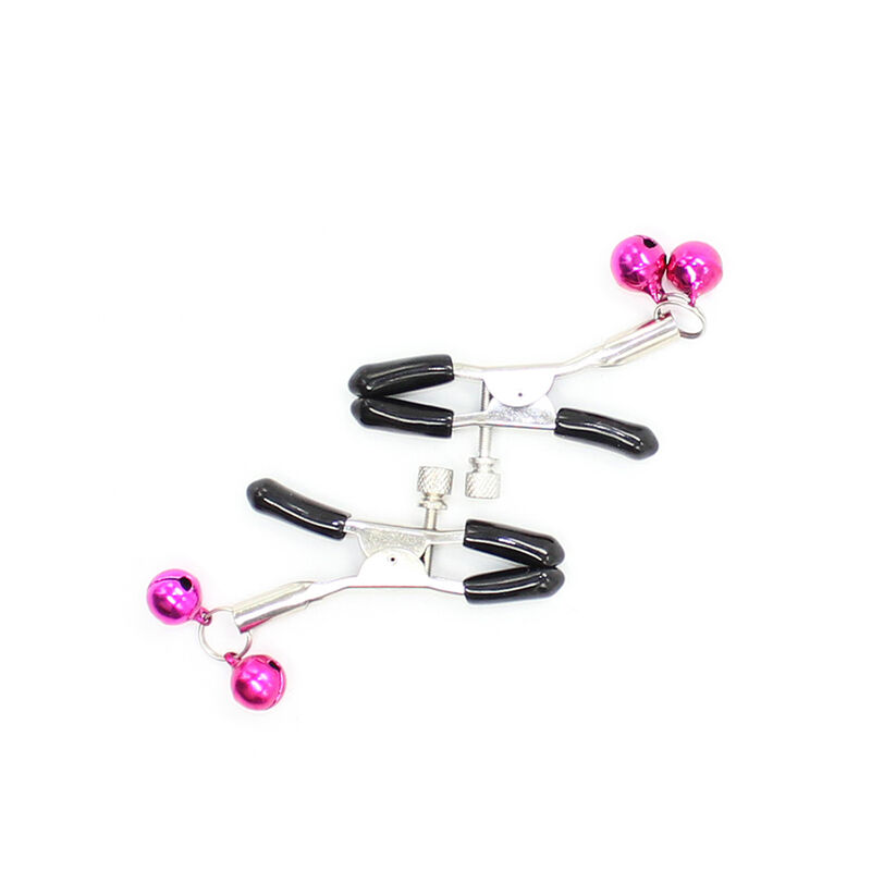OHMAMA FETISH – PINCES  TÉTONS AVEC CLOCHE ROSE