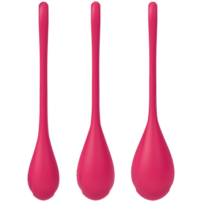 SATISFYER – ENSEMBLE ENTRAÎNEMENT YONI POWER 1 ROUGE