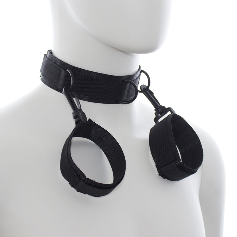 OHMAMA FETISH – MENOTTES ET COLLIER EN NYLON
