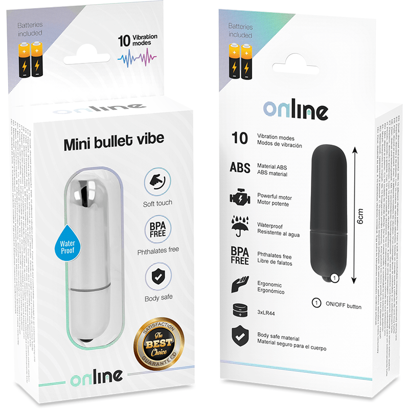 ONLINE – MINI BALLE VIBRANTE ARGENT
