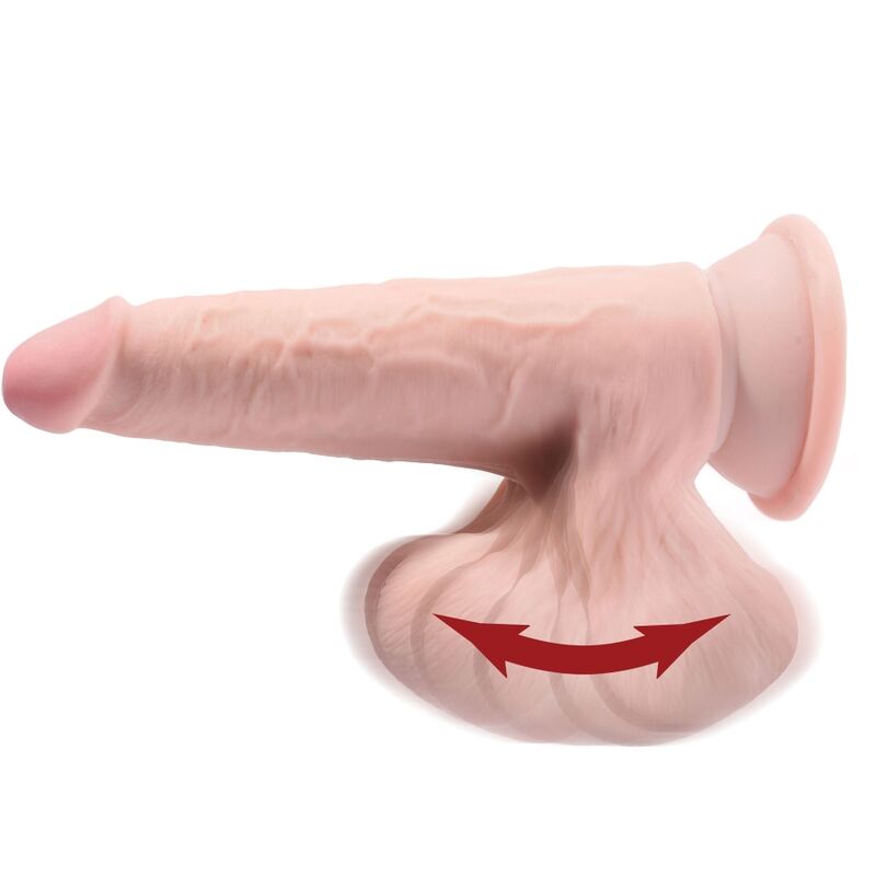 KING COCK – BALLES GODE 3D PLUS 15.2 CM PEAU CLAIRE