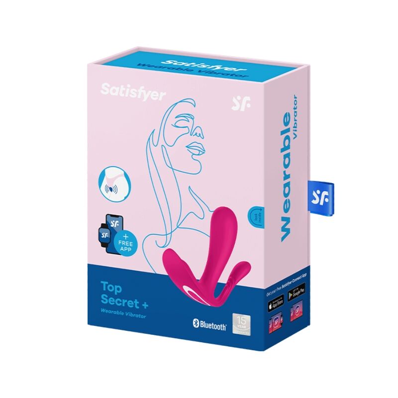 SATISFYER – VIBRATEUR TOP SECRET + ROSE