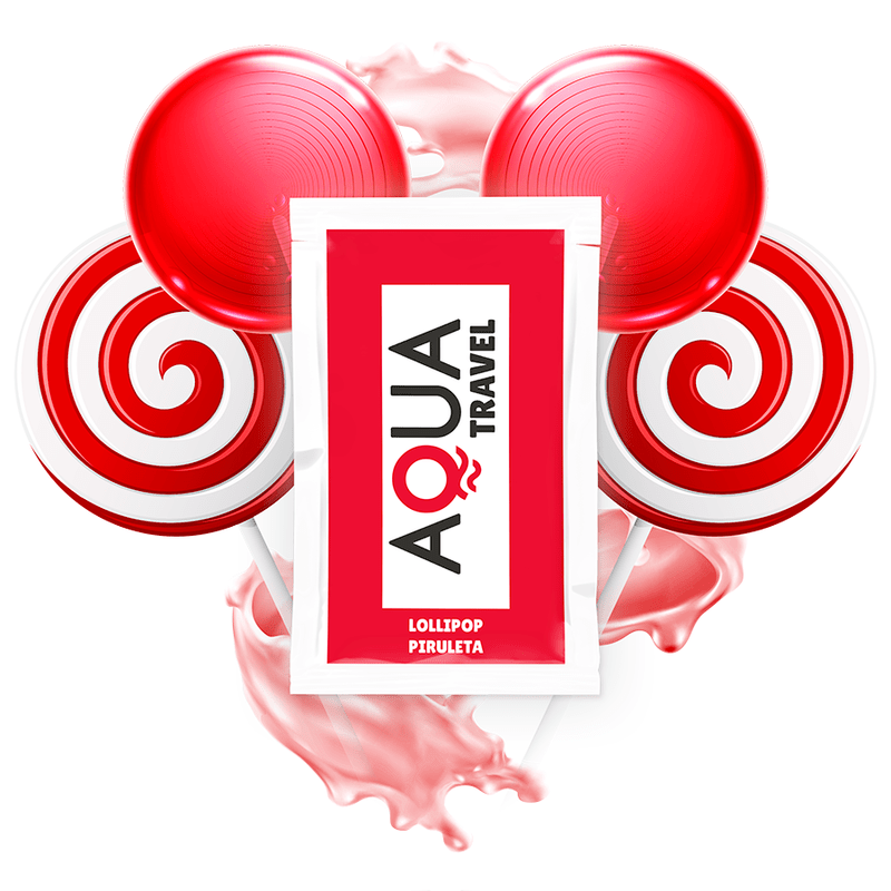 AQUA TRAVEL – LUBRIFIANT À BASE DEAU SAVEUR SUCE 6 ML