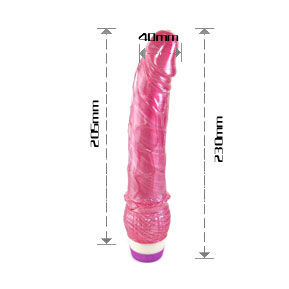 BAILE – VIBRATEUR RÉALISTE ROUGE 23 CM