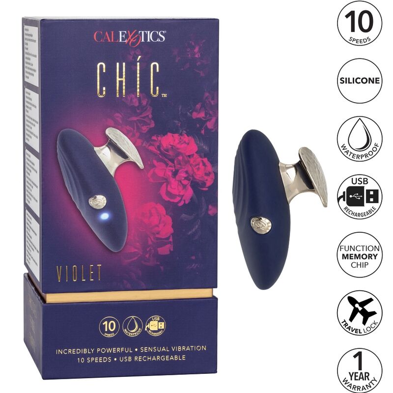 CALEXOTICS – STIMMULATEUR CHIC VIOLETTE 10 VITESSES