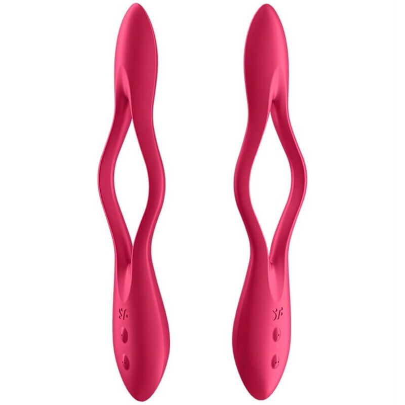 SATISFYER – VIBRATEUR MULTI ELASTIC JOY ROUGE