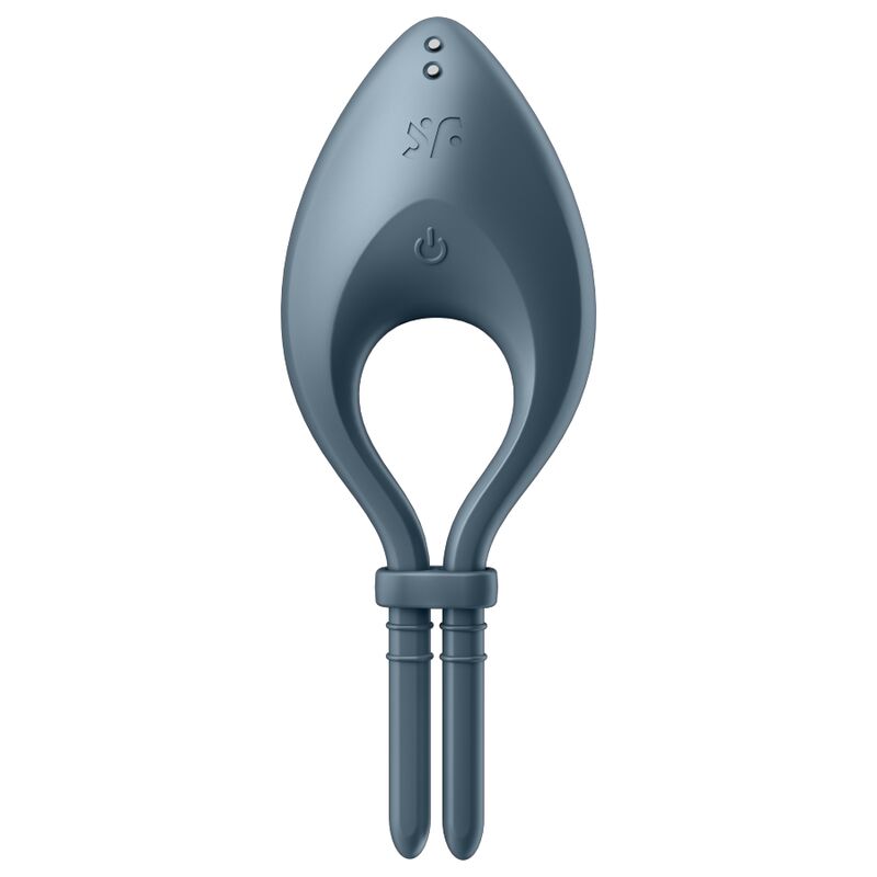SATISFYER – APPLICATION BULLSEYE RING VIBRATOR GRIS