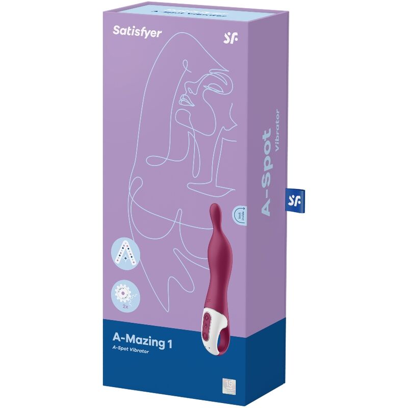 SATISFYER – VIBRATEUR AMAZING 1 ASPOT BAIE