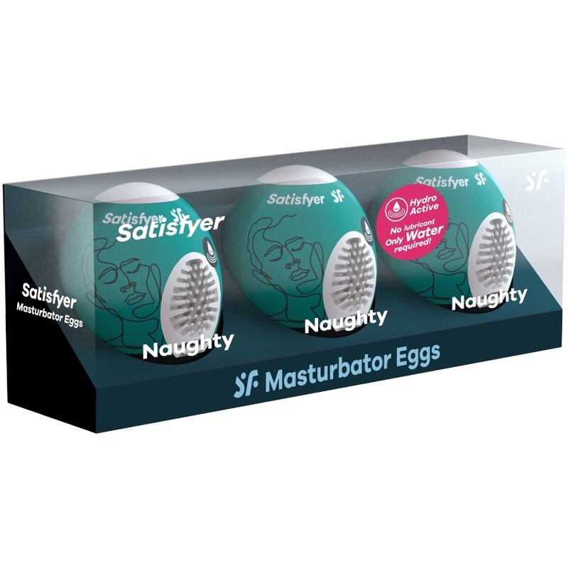 SATISFYER – 3 OEUFS MASTURBATEURS NAUGHTY