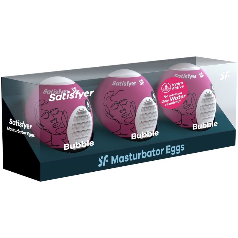 SATISFYER – 3 OEUFS MASTURBATEURS BUBBLE