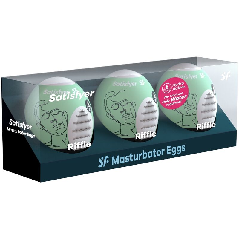 SATISFYER – 3 OEUFS MASTURBATEURS RIFFLE