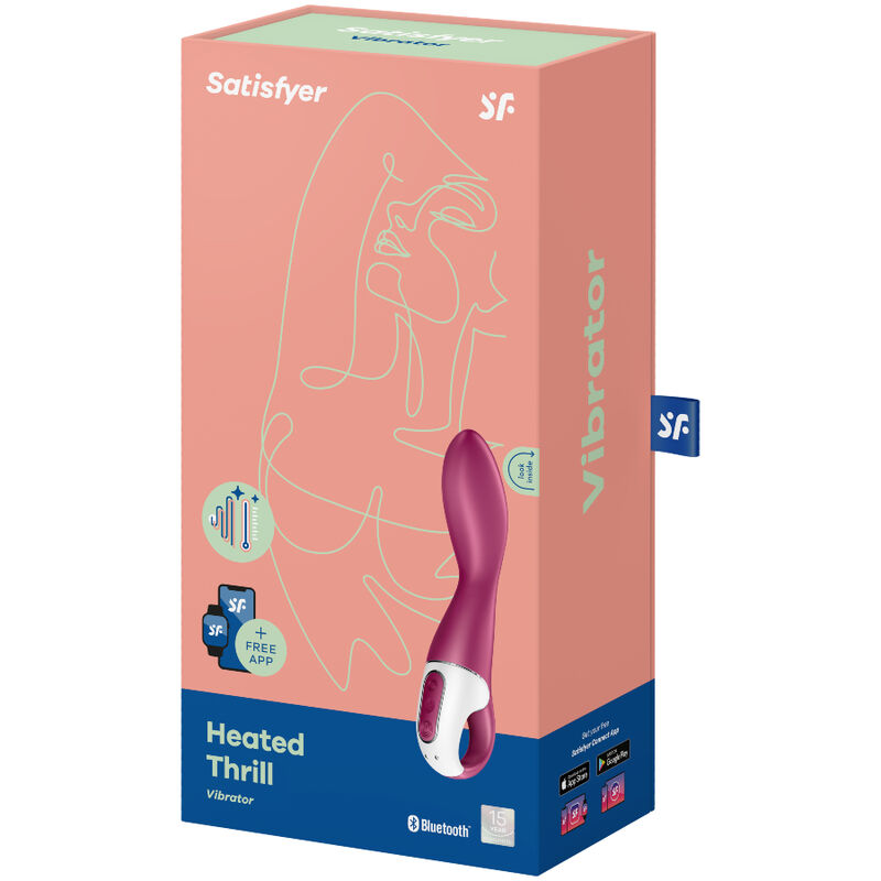 SATISFYER – VIBRATEUR POUR POINT G  THRILL CHAUFFANT