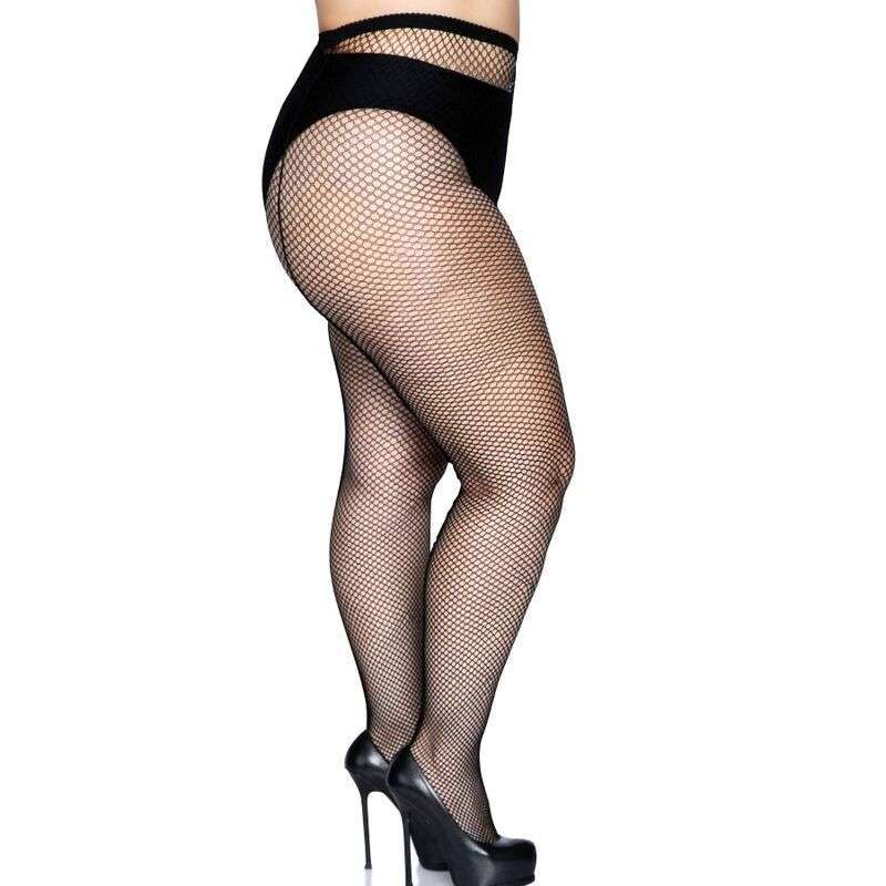 LEG AVENUE – COLLANTS COUTURE ARRIÈRE – NOIR GRANDE TAILLE