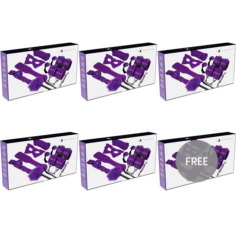 EXPERIENCE – KIT FÉTICHE BDSM SÉRIE VIOLET 5+1 GRATUIT