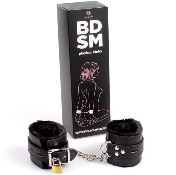 SECRETPLAY – MENOTTES DE BONDAGE NOIRES COLLECTION BDSM