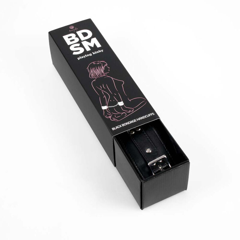 SECRETPLAY – MENOTTES DE BONDAGE NOIRES COLLECTION BDSM