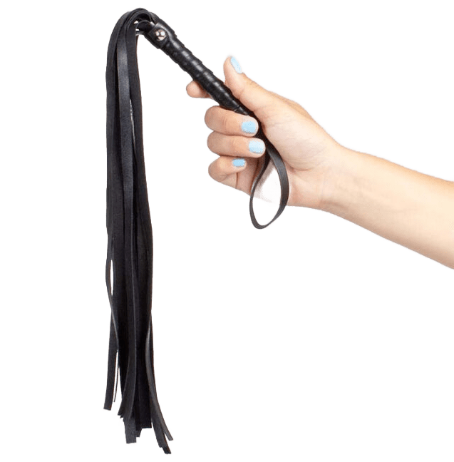 SECRETPLAY – FOUET DE BONDAGE NOIR  COLLECTION BDSM