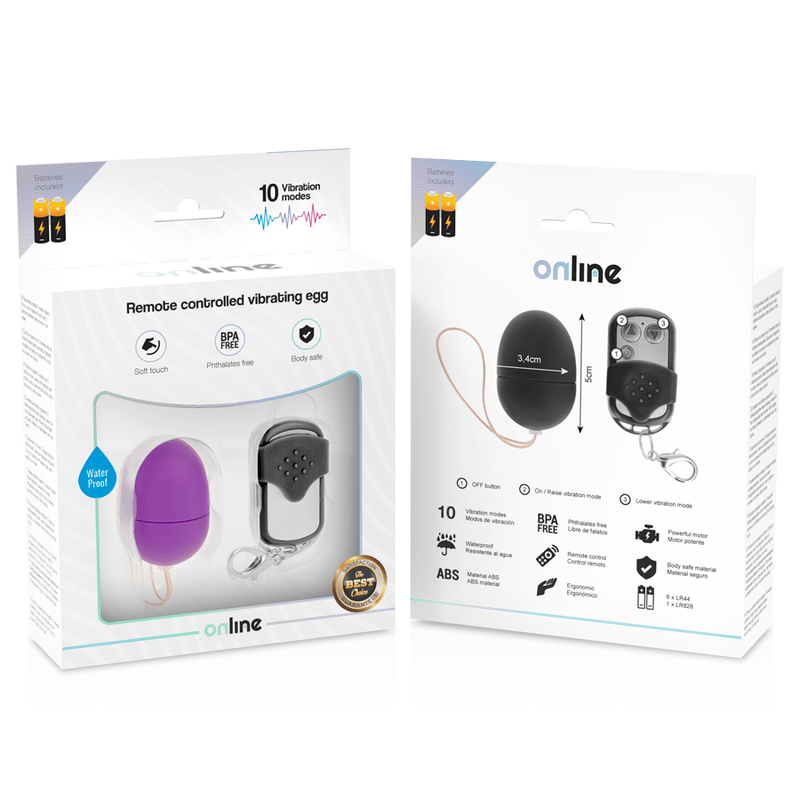 ONLINE – OEUF VIBRANT TÉLÉCOMMANDE S LILAS