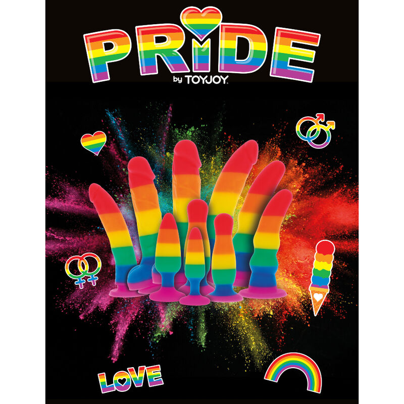 PRIDE – DILDO DRAPEAU LGBT 15 CM