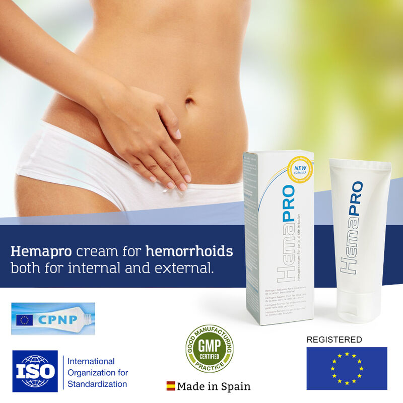 500 COSMETICS – CRÈME HEMAPRO POUR LE TRAITEMENT DES HÉMORRHOÏDES
