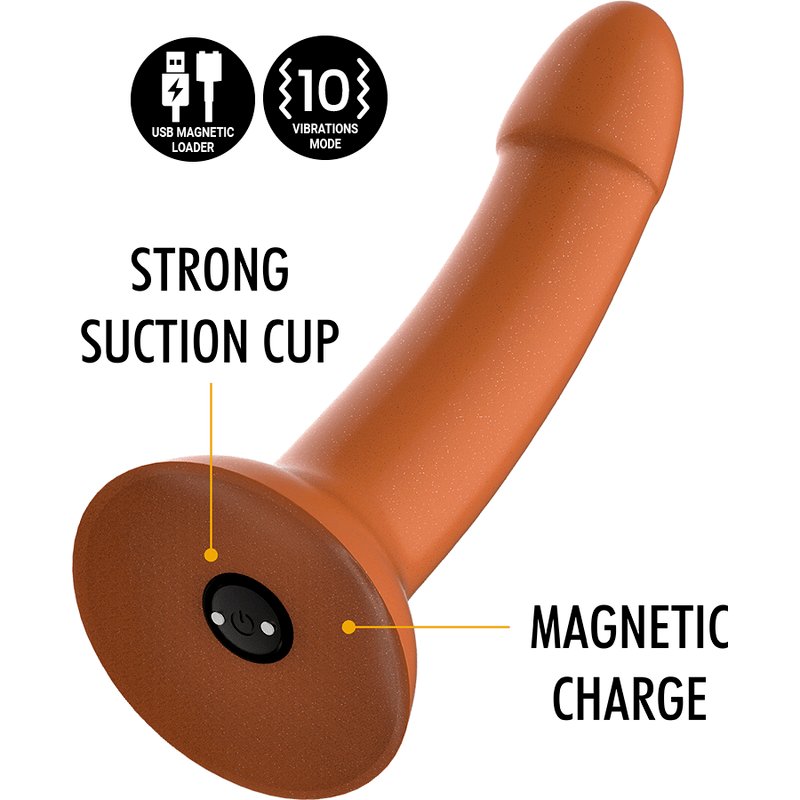 MYTHOLOGY – RUNE ROYAL DILDO M – VIBRATEUR WATCHME TECHNOLOGIE SANS FIL COMPATIBLE