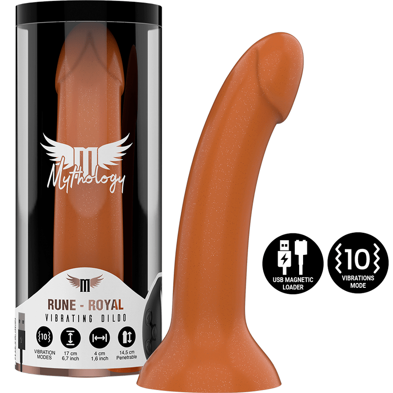 MYTHOLOGY – RUNE ROYAL DILDO M – VIBRATEUR WATCHME TECHNOLOGIE SANS FIL COMPATIBLE