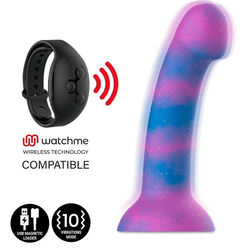 MYTHOLOGY – DION GALACTIC DILDO M – VIBRATEUR WATCHME TECHNOLOGIE SANS FIL COMPATIBLE