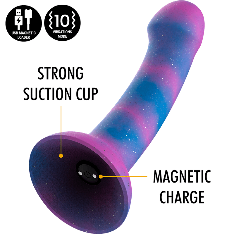 MYTHOLOGY – DION GALACTIC DILDO M – VIBRATEUR WATCHME TECHNOLOGIE SANS FIL COMPATIBLE