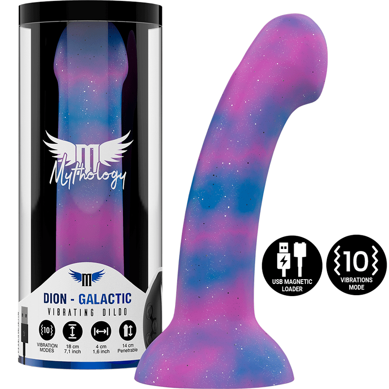 MYTHOLOGY – DION GALACTIC DILDO M – VIBRATEUR WATCHME TECHNOLOGIE SANS FIL COMPATIBLE